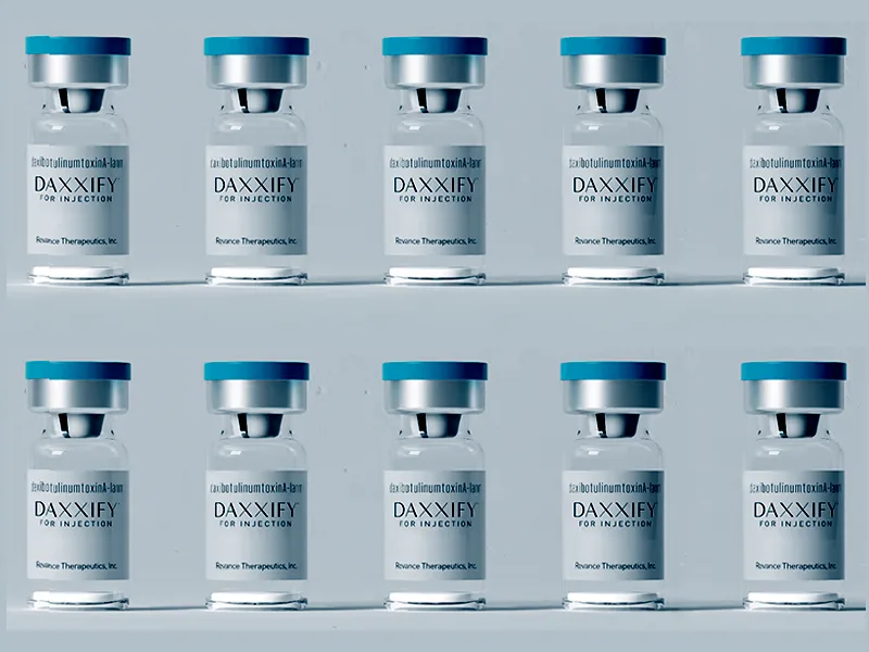 Bottles of daxxify injectables