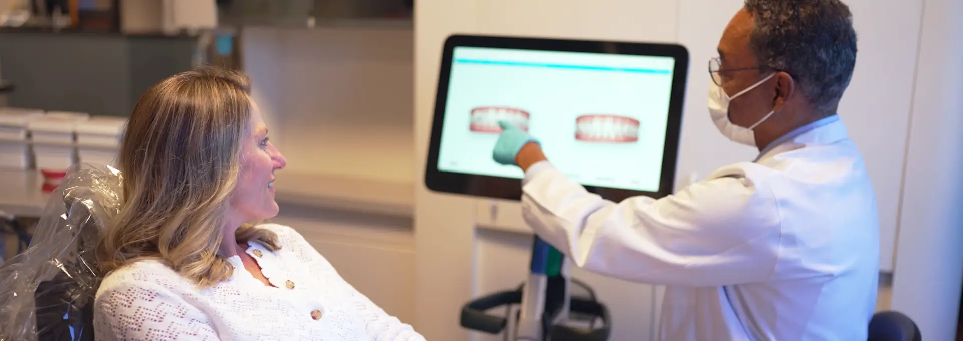 Doctor Explaining the Dental Bonding Process to Patient