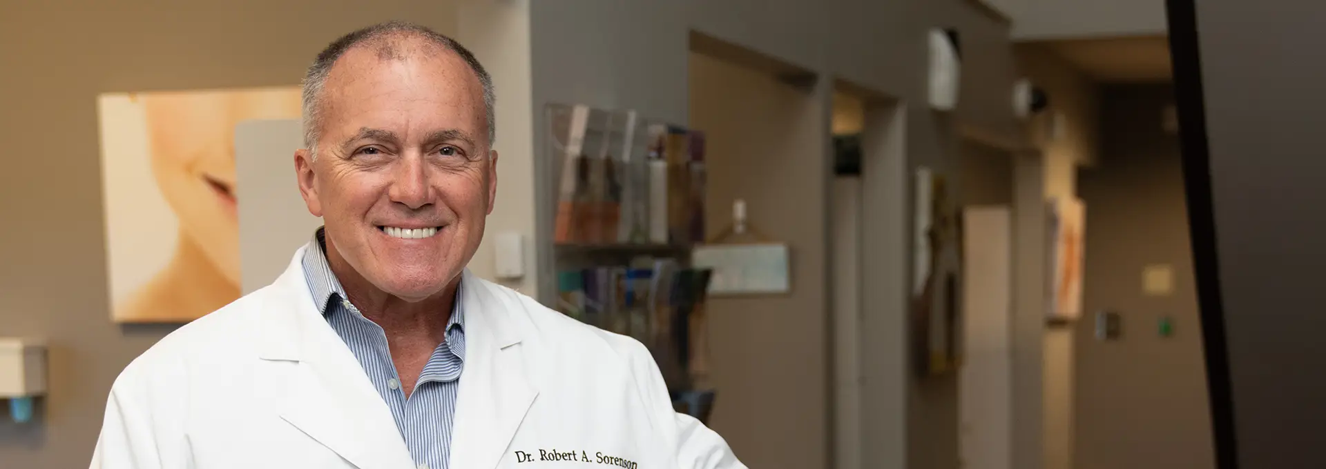 Photo of Dr. Sorenson in the Dental Office